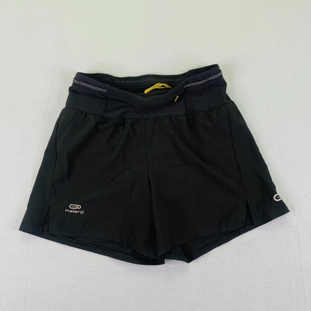 Kalenji Shorts Mens Extra Small Black Running Jogger Athletic Workout Drawstring